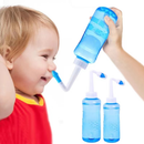 Higienizador Lavador Nasal Ducha Para Sinusite Rinite Alérgica Com 2 Bicos Adulto E Infantil