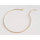 Chocker Aro Fio banhada a ouro e prata tendência