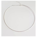 Chocker Aro Fio banhada a ouro e prata tendência