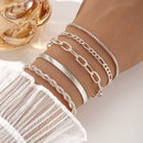 5 Pulseiras De Aço Inoxidável Hipoalergênicas, Resistentes A Manchas E à Prova d'água