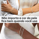 5 Pulseiras De Aço Inoxidável Hipoalergênicas, Resistentes A Manchas E à Prova d'água