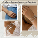5 Pulseiras De Aço Inoxidável Hipoalergênicas, Resistentes A Manchas E à Prova d'água