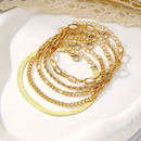 5 Pulseiras De Aço Inoxidável Hipoalergênicas, Resistentes A Manchas E à Prova d'água