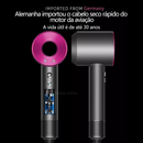 Secador De Cabelo Silencioso Super Sônico Magnético 110V/220V